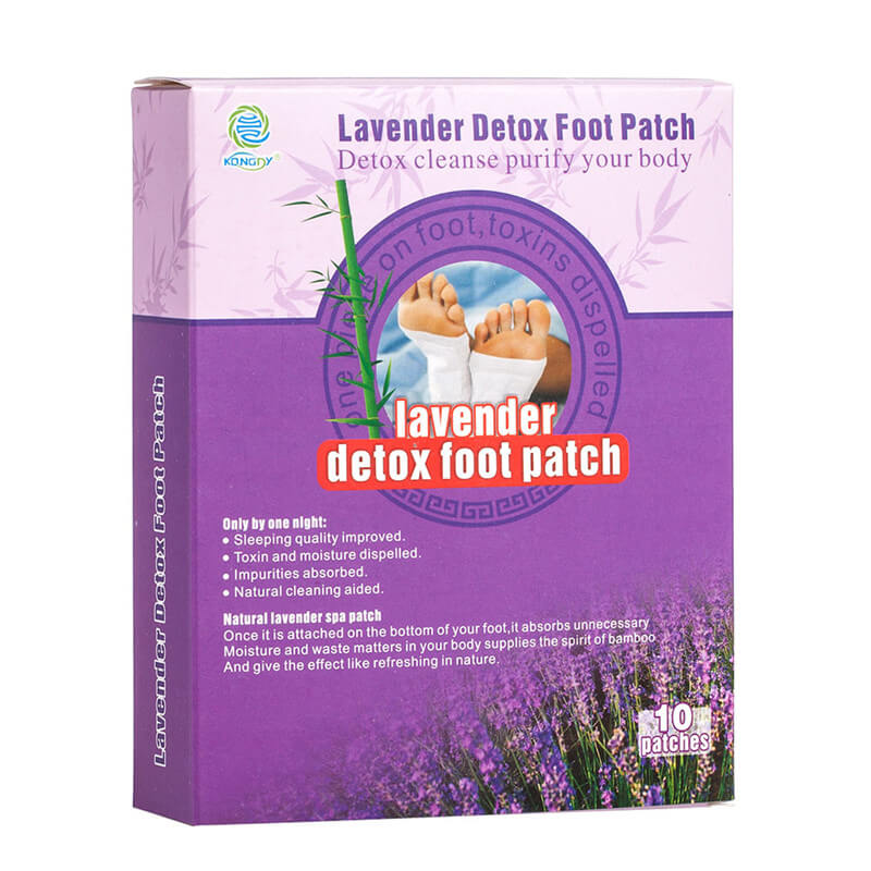 Patch détoxifiant pour les pieds à la lavande