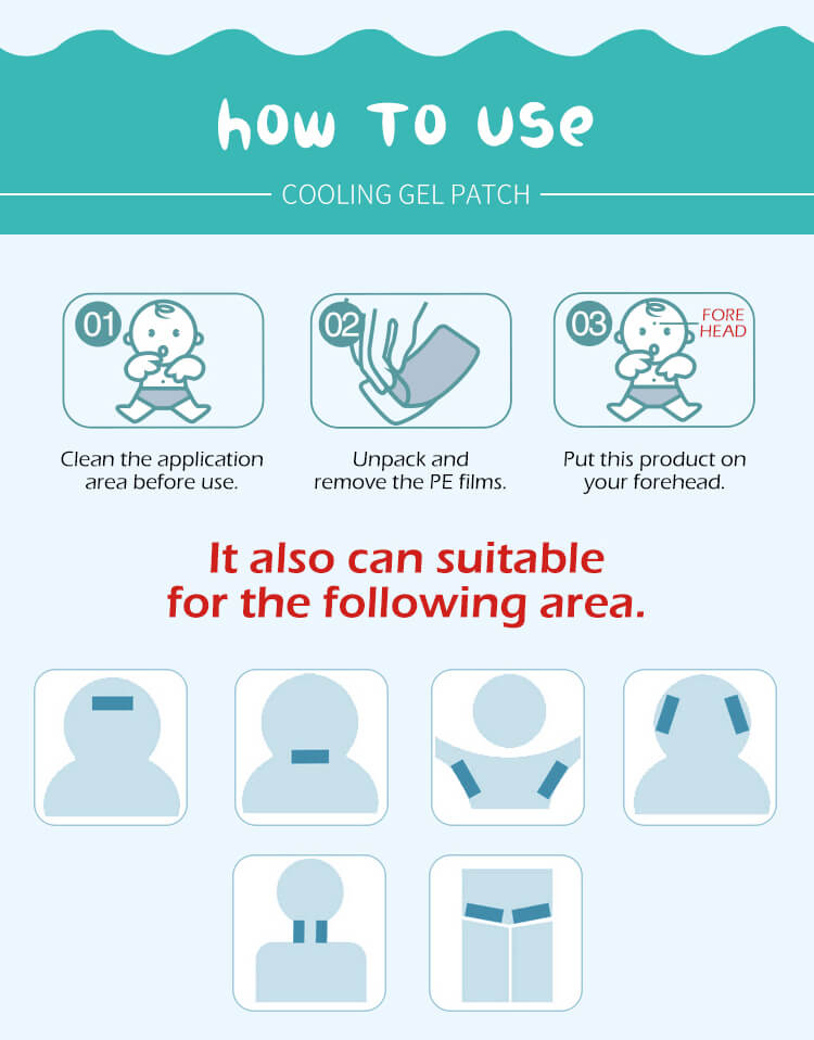 hydrogel cooling patches OEM