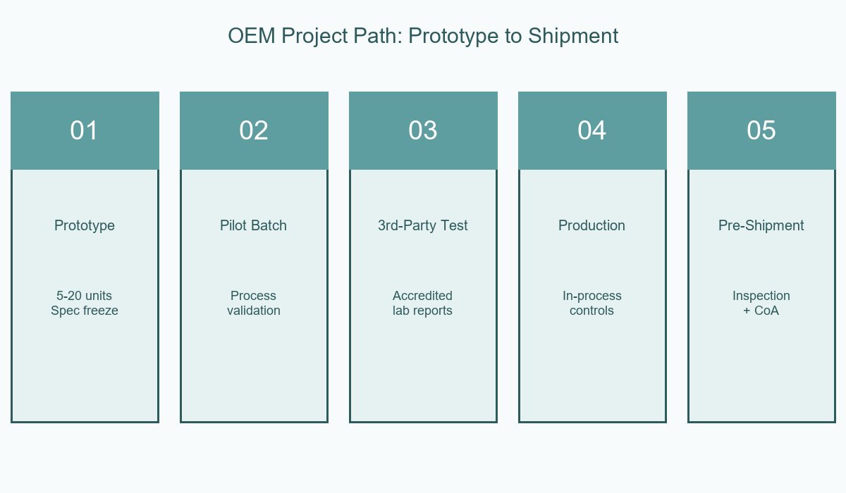Massage Patch OEM Project Path from Prototype to Shipment