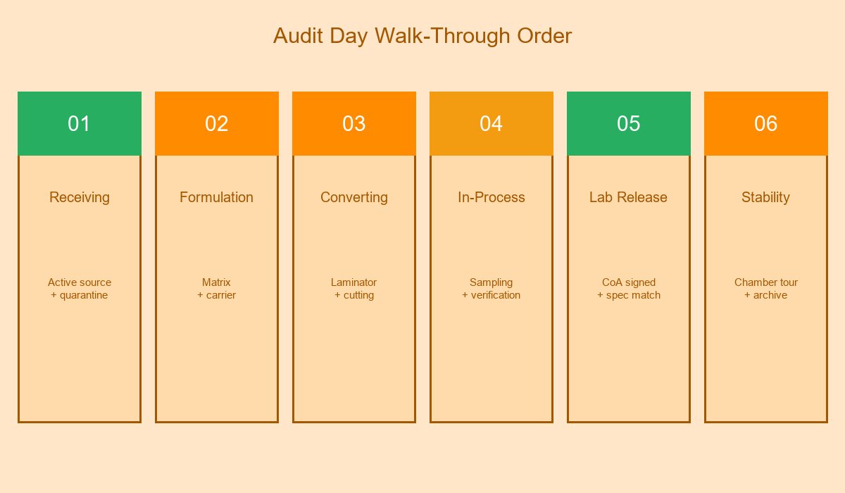Audit Day Walk-Through Order
