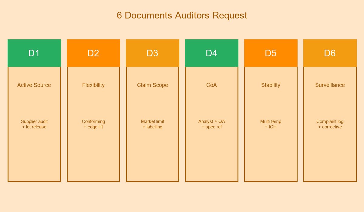 6 Documents Auditors Request